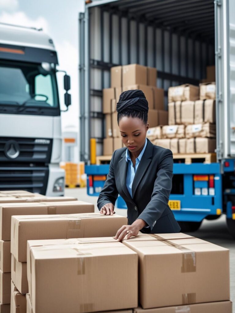 Distribution Management map or warehouse